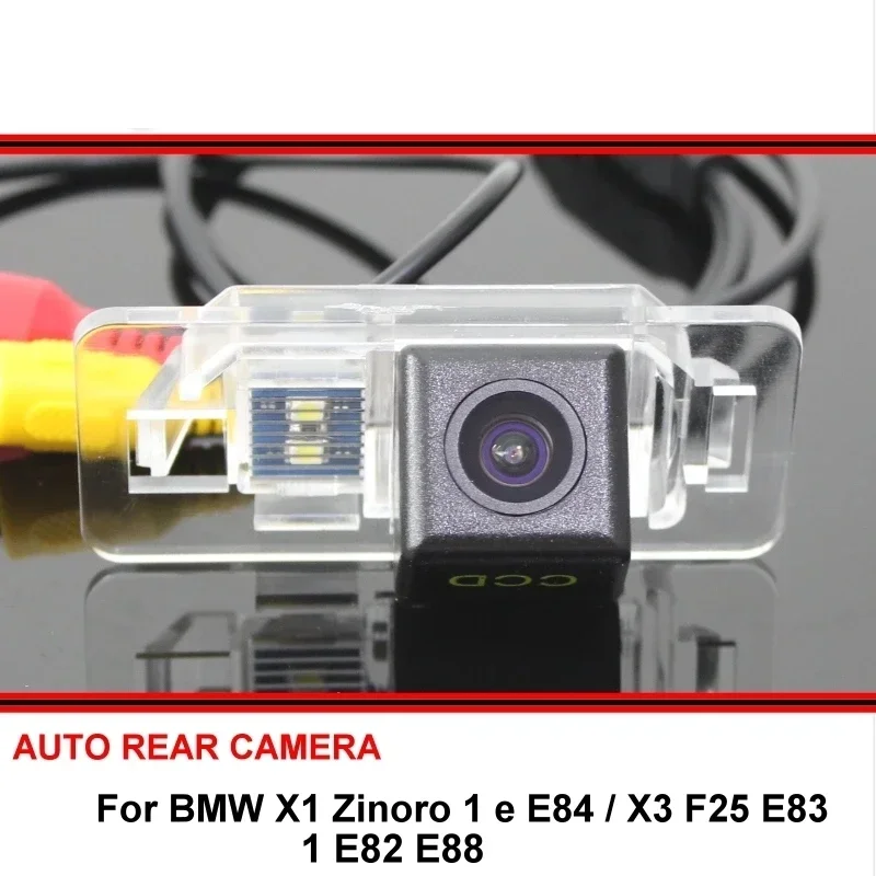 Fisheye For BMW 1 E82 E88 X1 Zinoro 1 e E84 X3 F25 E83 HD CCD Night Vision Car Reverse Backup Rearview Parking Rear View Camera