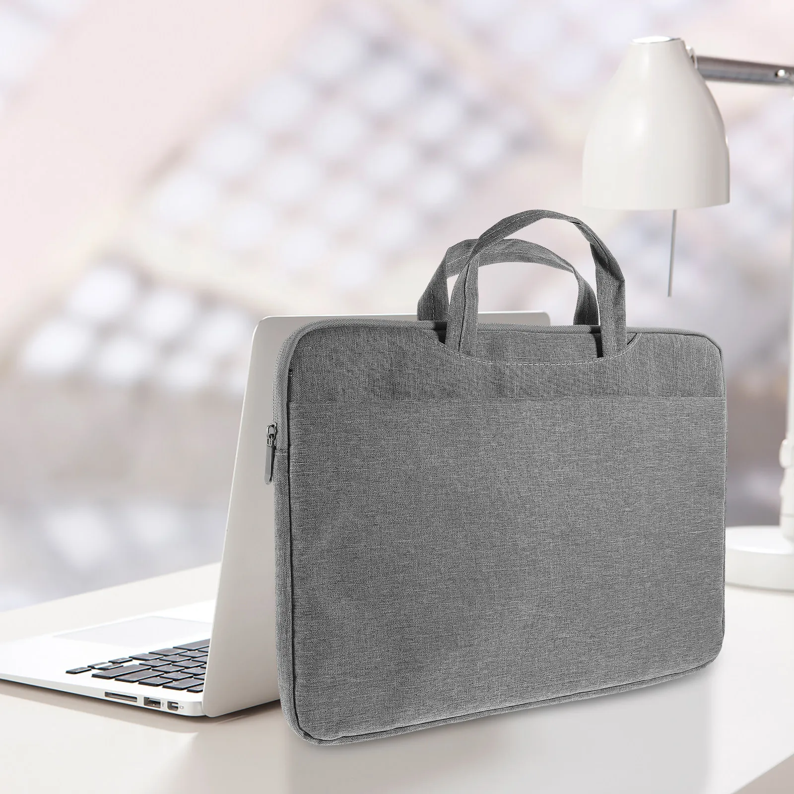 Portable Laptop Bag Protective Computer Sleeve Lightweight Polyester Case for Business Travel