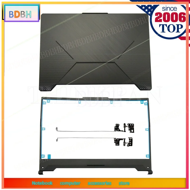 For For Asus TUF Gaming FX506 FX506H FX506L FA506 LCD Back Cover+Bezel+Hinges US