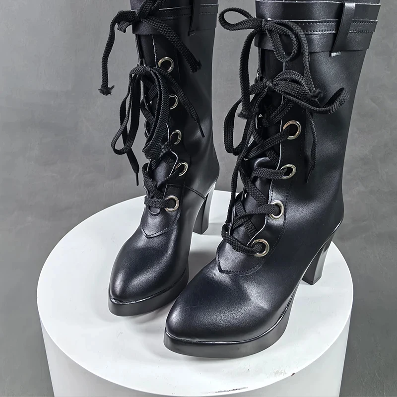 

A;5,v\Game Honkai Star Rail Fate Saber Cosplay Shoes Black Boots Customized Men Women Carnival Halloween Party Role Pl5,j'8.k/4\