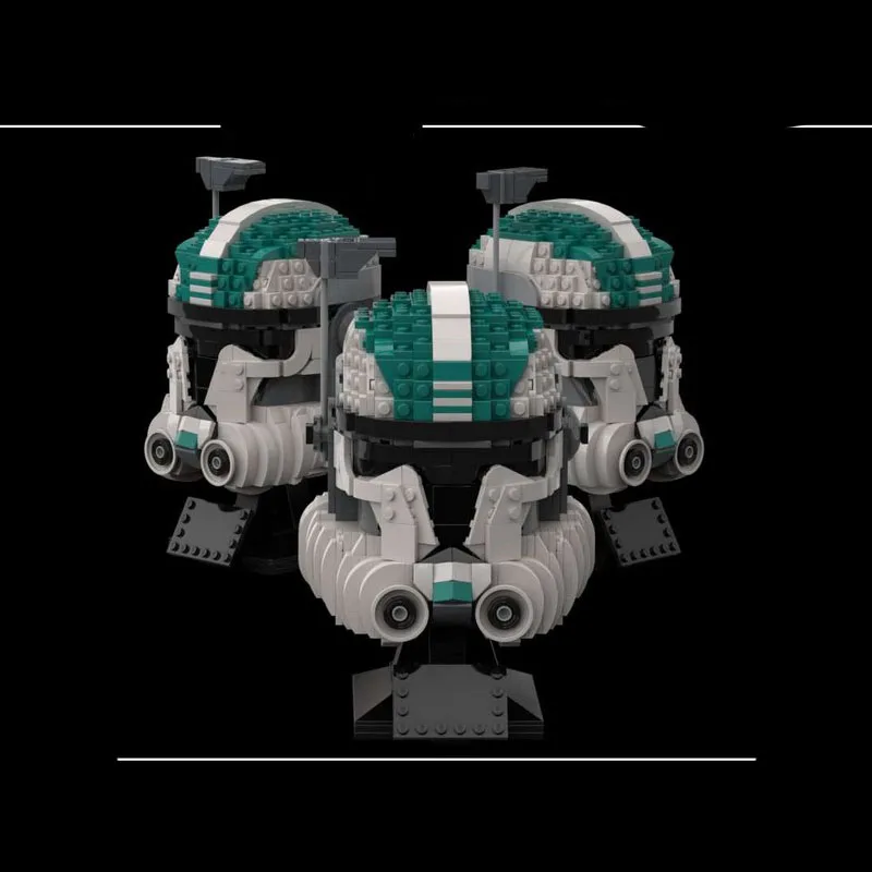

901PCS MOC Science Fiction Movie (STAR BATTLE) Clone Lieutenant Crash Helmet Series Building Blocks Model Festival Children Gift