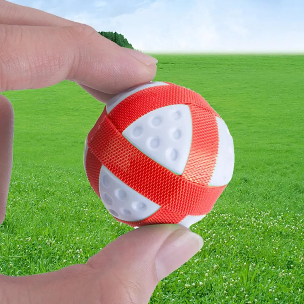 Golf Practice Balls Sticky Design Plastic Nylon Secure Attachment for Golf Mat Training and Party Games