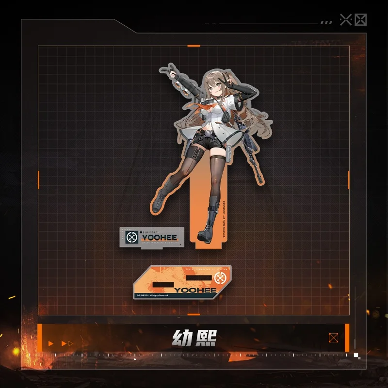 Game Girls Frontline M4A1 M16A1 Acrylic Stand Model Plate Lovely Desk decorations Cute Souvenir Creative Animated character view 3