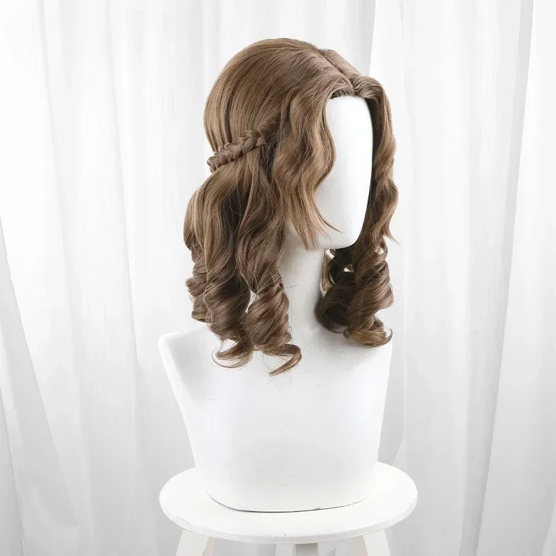 

qwerrtyuio. 123456 Identity V Sculptor Game Identity V Clara Wig Galatea Claude Косплей Длинный Brownasdffghjk 987764