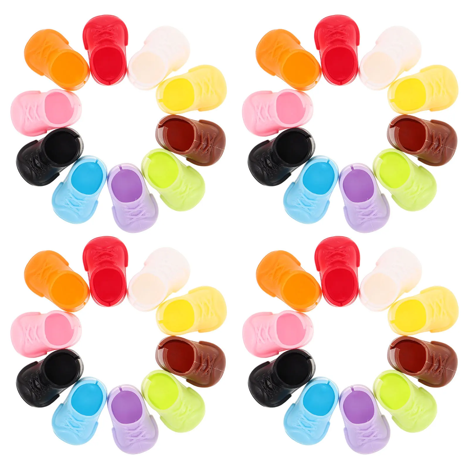 Zapatos en miniatura de 17Cm, accesorios de vestir planos para casa de muñecas, decoración de repuesto, pequeños accesorios para zapatos