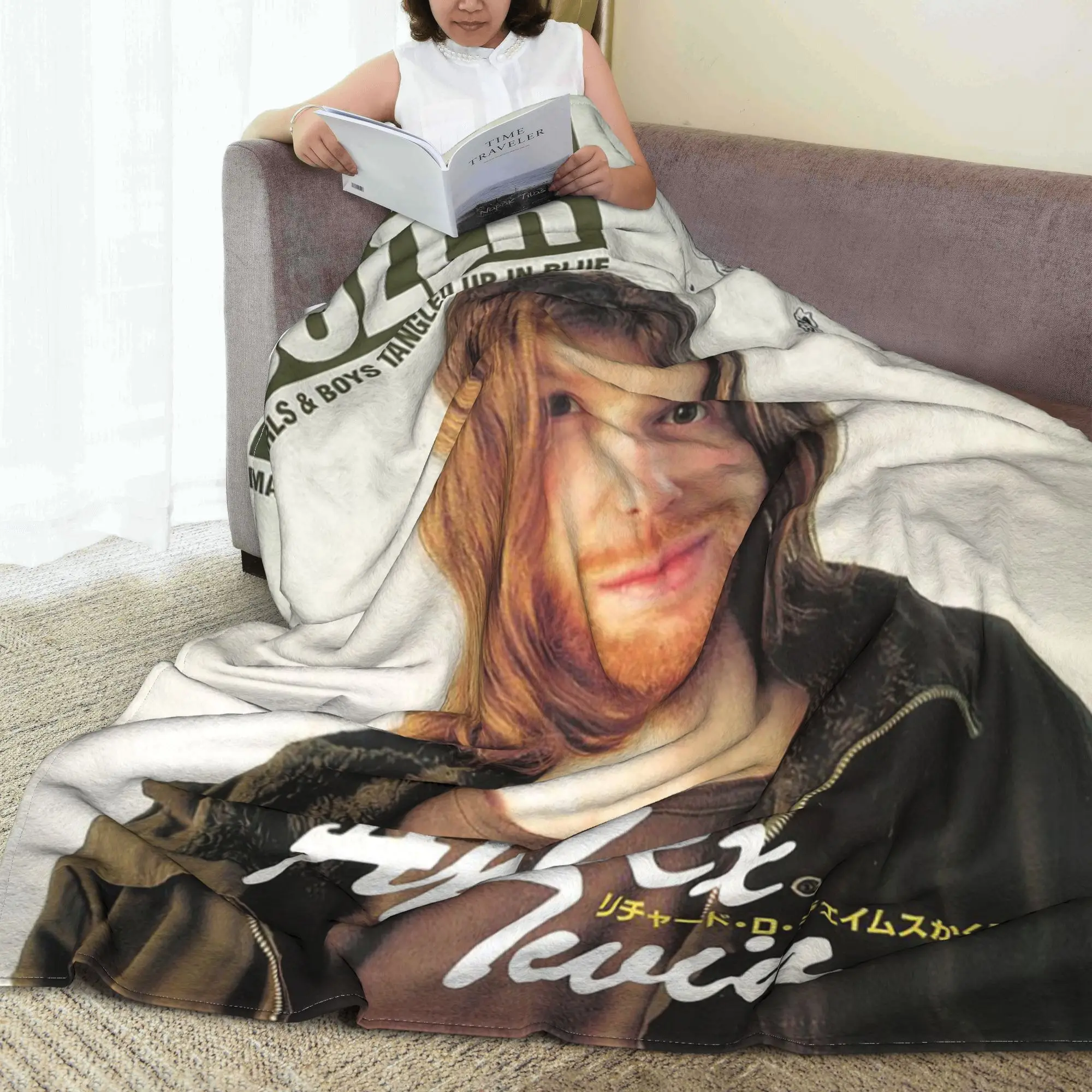 Aphex Twin Richard D James Music Blankets Warm Fleece Sofa Throw Blanket for Home Bedroom Travel Throws Bedspread Quilt