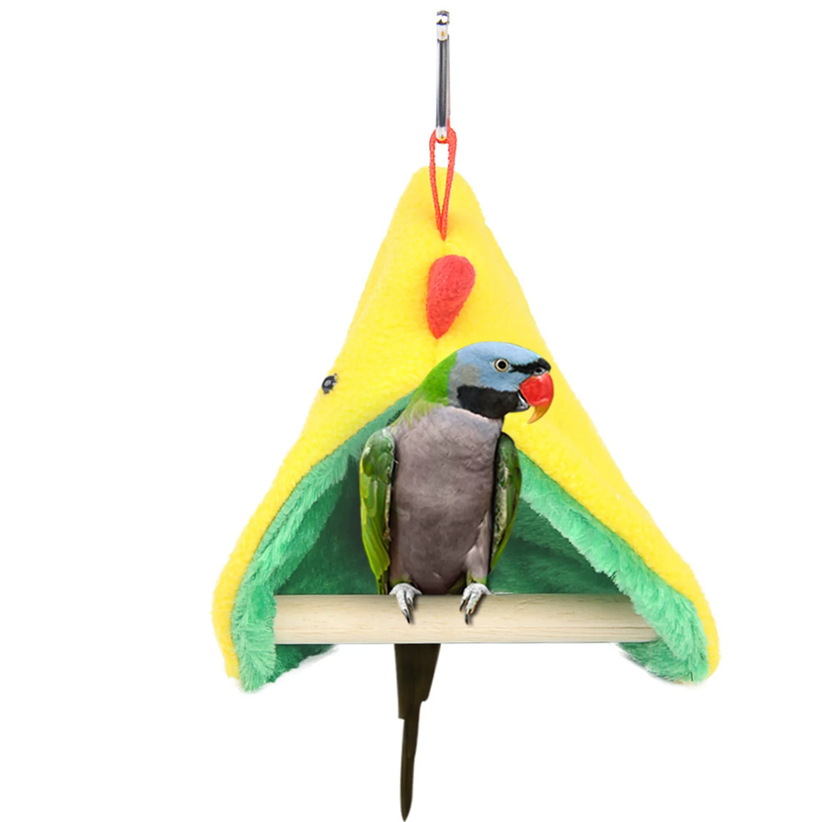 

Winter Warm Bird Hammock Tent Parrots Hanging Nest Shed Hut Small Birds Soft Plush Sleeping Bed Hideaway Cave For Parakeets Cock