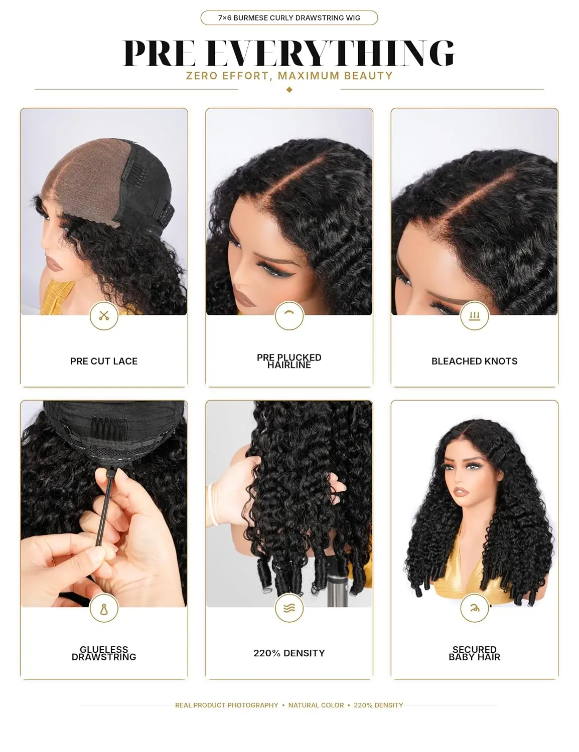 250 Density Natural Color Preplucked HD Transparent 13x4 Lace Frontal Human Hair Wigs Wet and Wavy Jerry Curly Brazilian Colored 30 42 Inch Burmese Curly Lace Front Wigs Human Hair On Clearance Sale For Women Pre Plucked Black Wig view 3