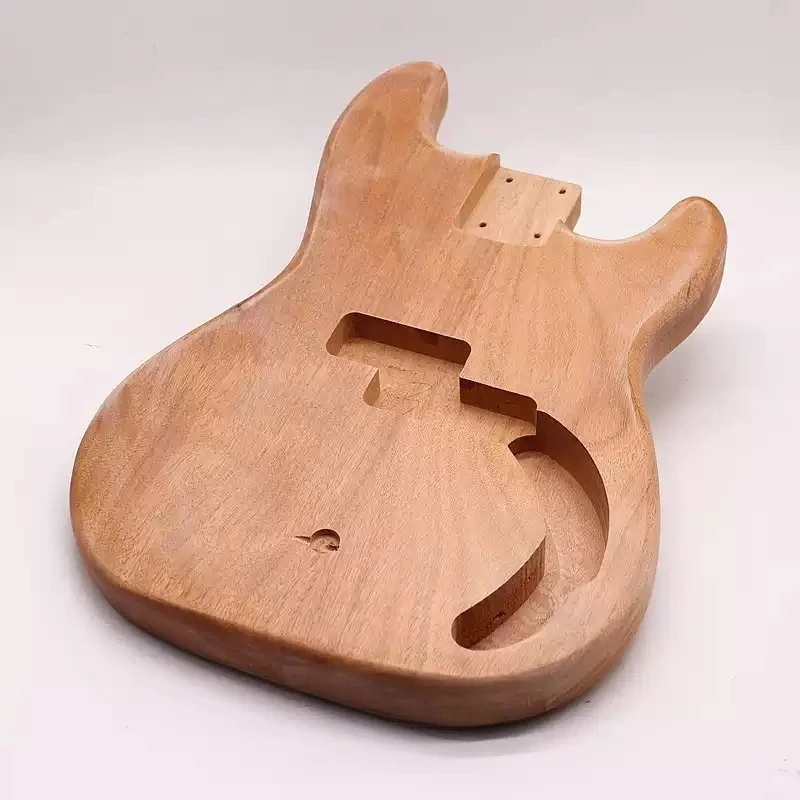 Natural Finish Solid Wood Guitar Blank Body For Electric Guitar Bass DIY Modification Parts