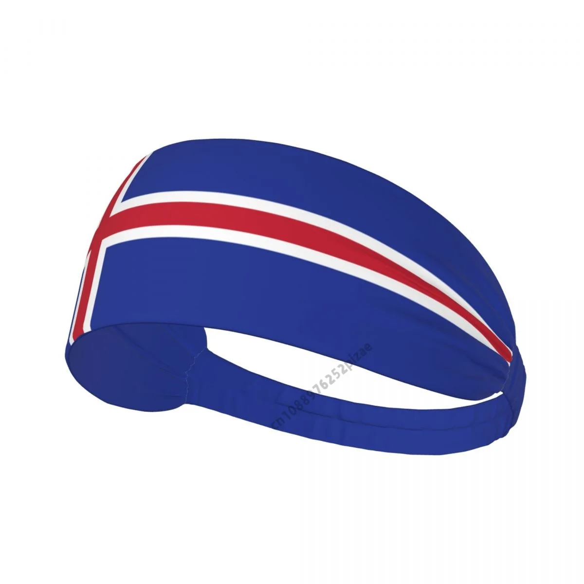 

Iceland Flag Men Women Bands Elastic Wide Headbands For Yoga Sports Fitness Exercise Tennis Running Gym Dance Athletic
