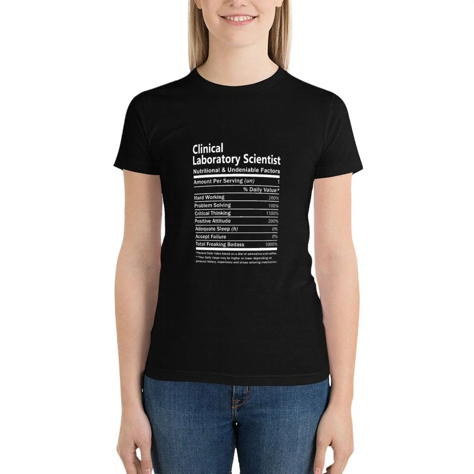 Clinical Laboratory Scientist T Shirt - Nutritional And Undeniable Factors Gift Item Tee T-Shirt