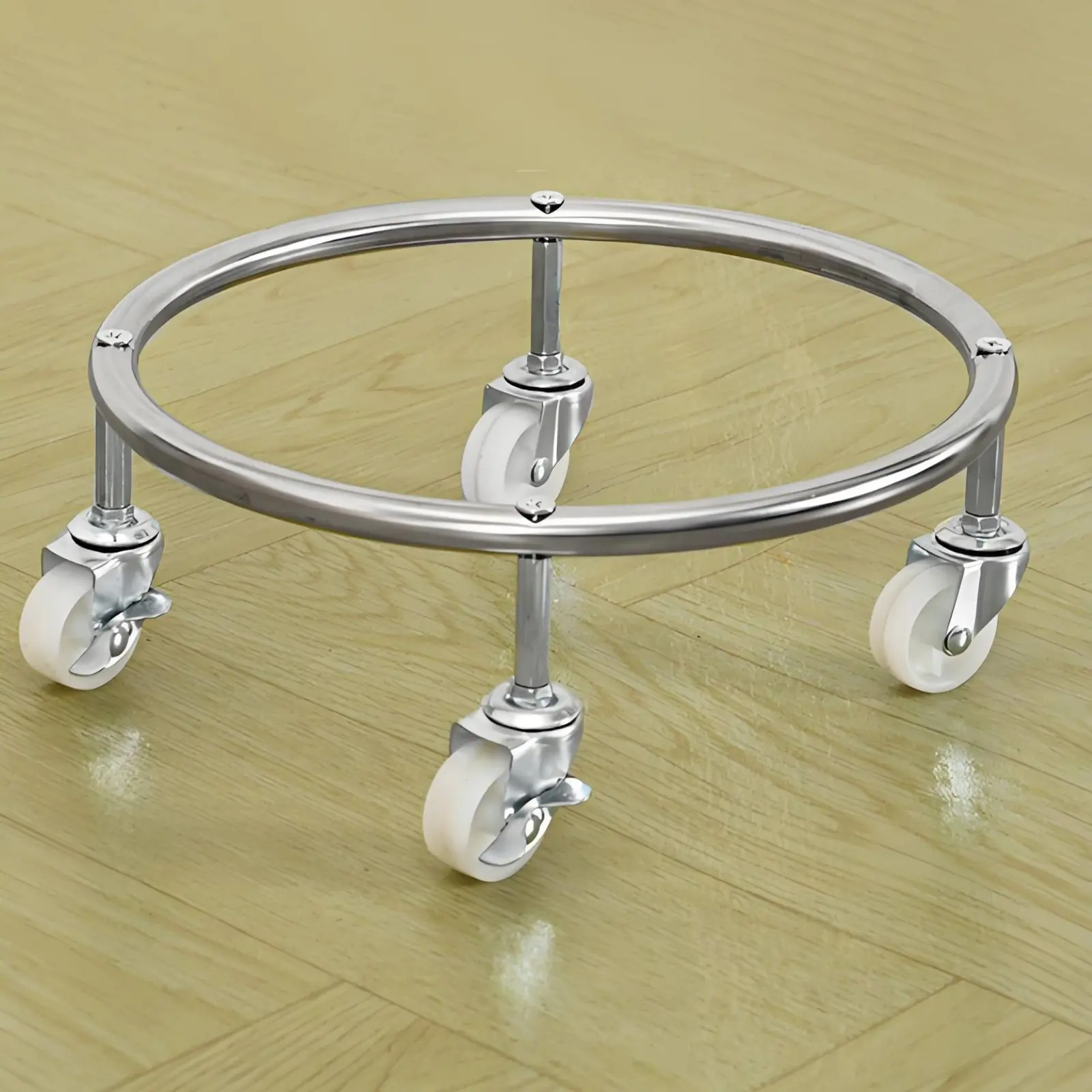 

Movable Gas Cylinder Tray Stable Support Rolling Cylinder Tray Gas Cylinder Stand Universal Wheels Easy to Move for Home