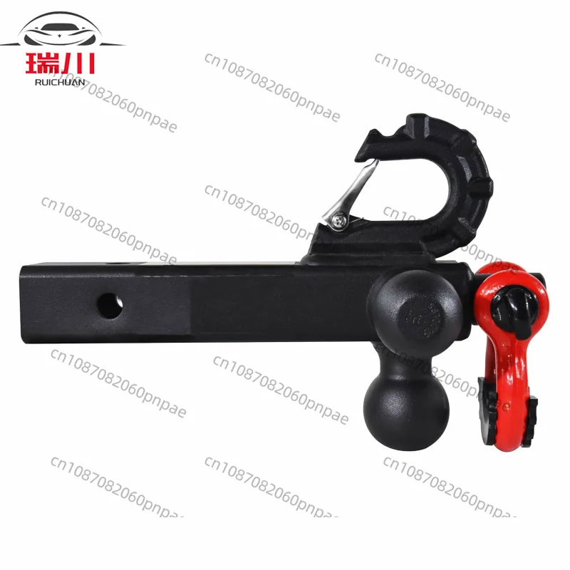 

Three-ball hook trailer arm 360-degree rotatable shackle 2-inch tow trailer hitch device
