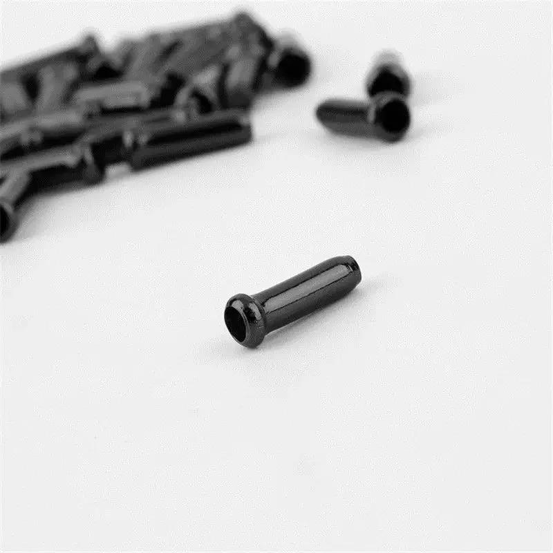 أطراف كابل داخلي لناقل فرامل الدراجة ، تموج للدراجات الجبلية ، سبائك الألومنيوم ، محطة الأسلاك ، الحلقات السكنية ، 50: 50