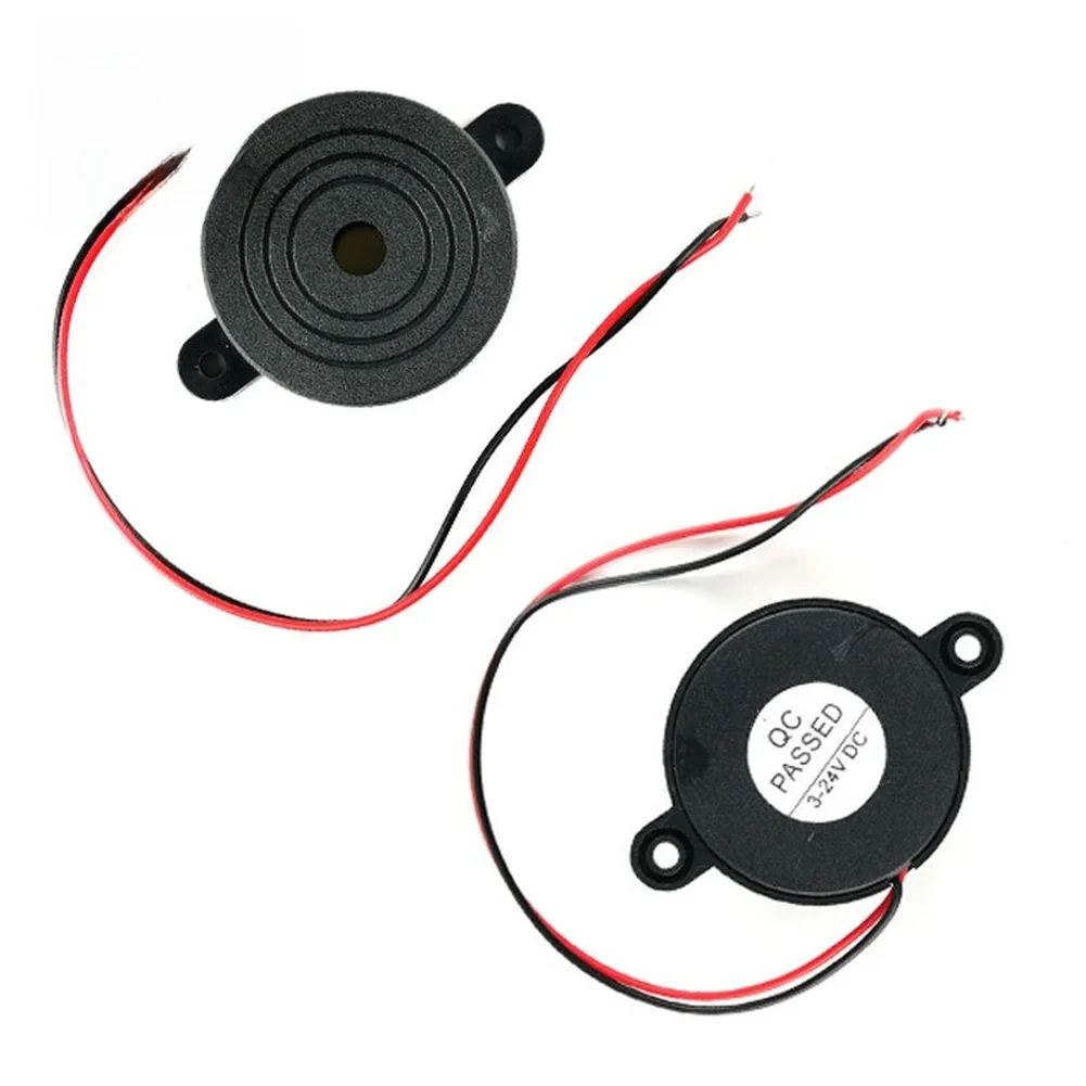 1pc High Decibel Active Sound Alarm 42x16mm Piezo Sound Continuous Tone DC3-24V Active Buzzer Alarm Continuous Sound Buzzer