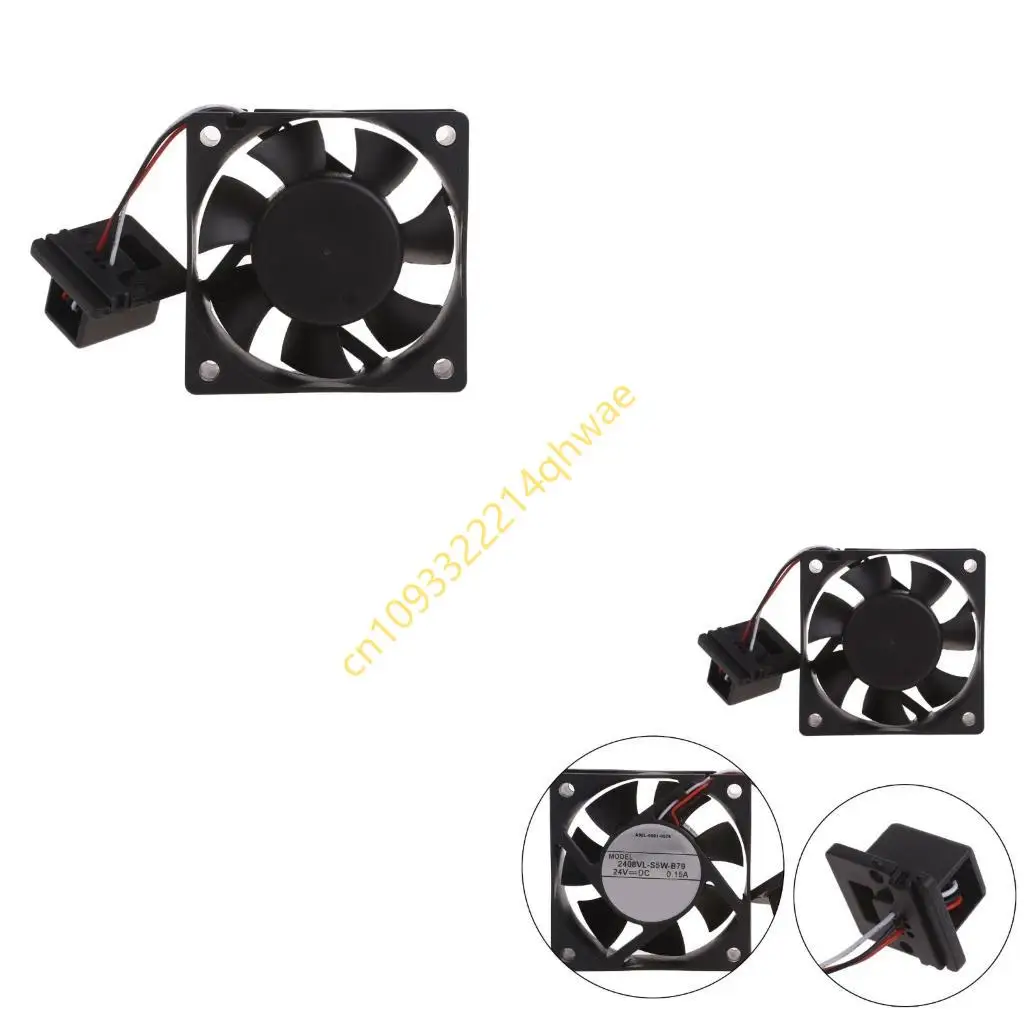 

60x60x20 мм A90L-0001-0576 2408VL-S5W-B79 6020 60 мм 24 В 0,15A Фанук охлаждающий вентилятор