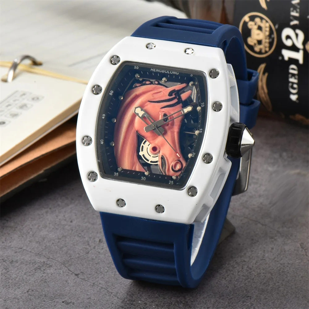 Fashion Luxury men\'s ceramics watches customized wholesale waterproof sports Men Wrist quartz watch