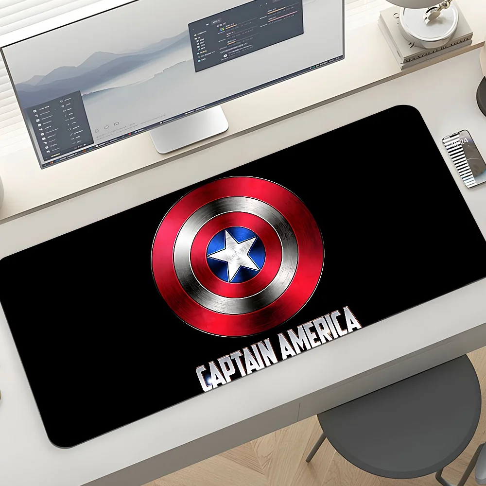 Superhero Captain America Mousepad Mousepad New Arrivals Large Gaming Mousepad L XL XXL Gamer Mouse Pad Size For Keyboards Mat