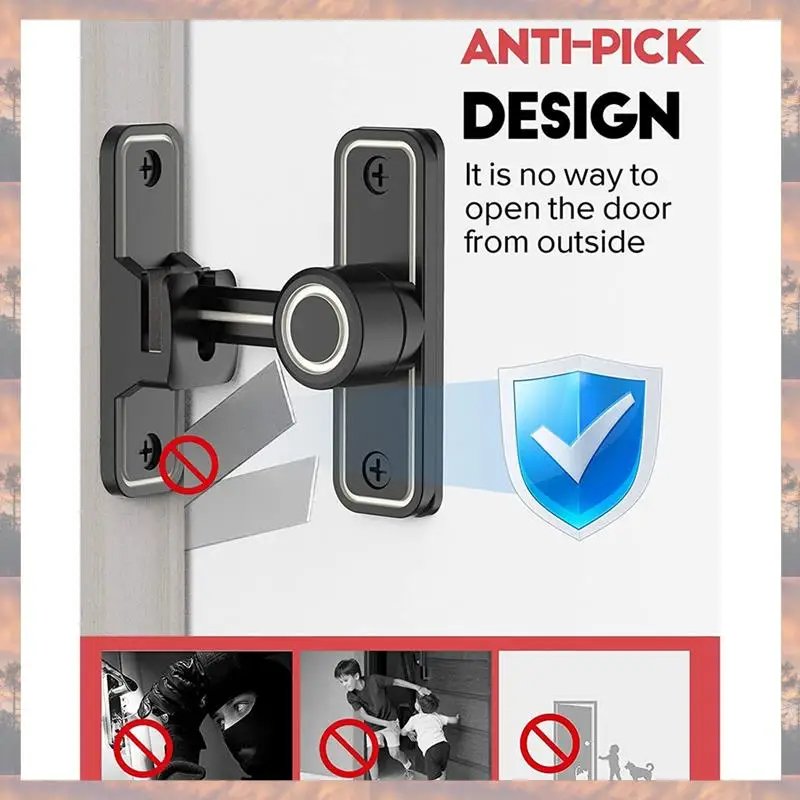 N75R-Heavy Duty Tor Riegel 90 Grad Rechtwinklig Scheune Türschloss Anti-Diebstahl Schiebetür Schloss Riegel Für Garten