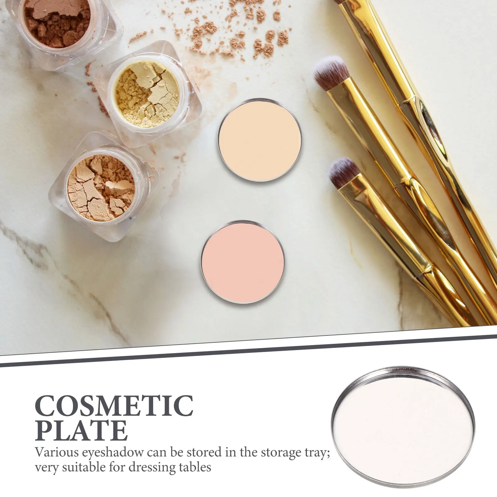 

20Pcs Eyeshadow Storage Tray Multi Function Empty Organizer Durable Safe No Odor Makeup Supplies Home Daily Travel Use