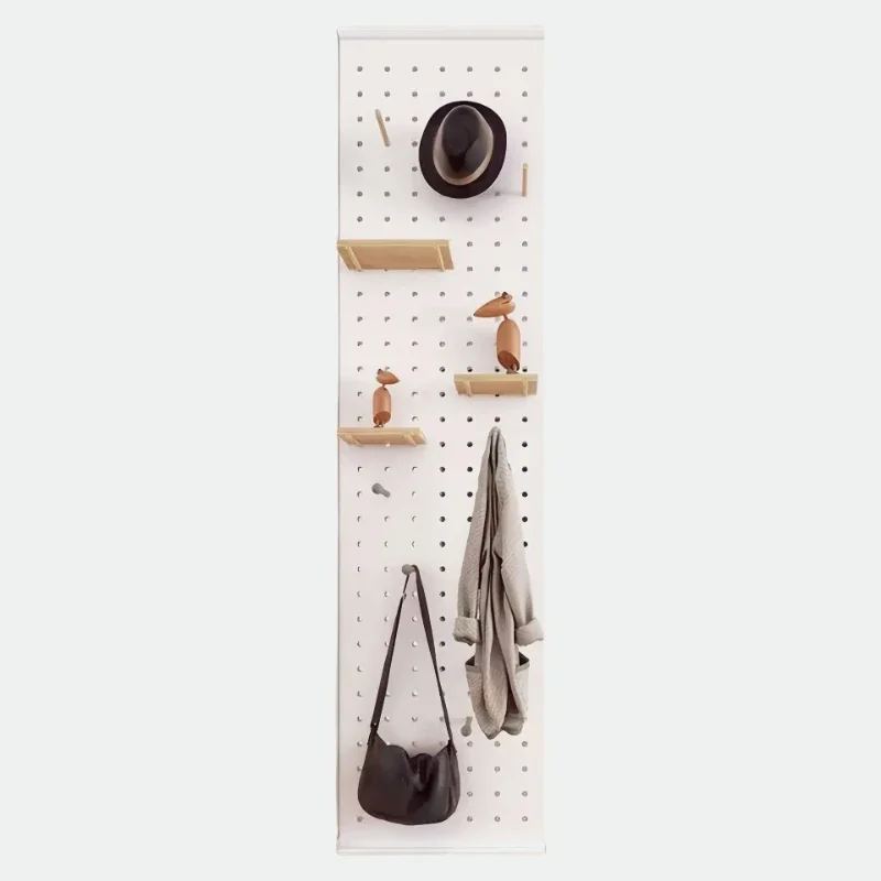 Hole board shelf Wall storage modeling Metal punching board Display rack Metal wardrobe side panel