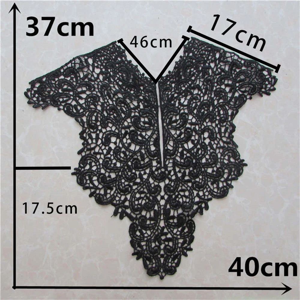 hot new style 2017 year fashion Lace Collar Beautiful 100% Polyester Lace Applique Trim Lace Fabric Sewing Supplies YL786-YL789