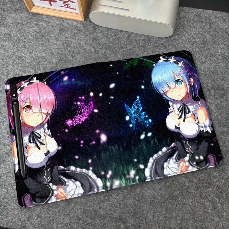 

R-Re Z-ZEROS Anime Girl Tablet Case For Samsung Galaxy Tab S7 S8 S9 S10 FE Plus Lite 11 12.4 13.1 Inch