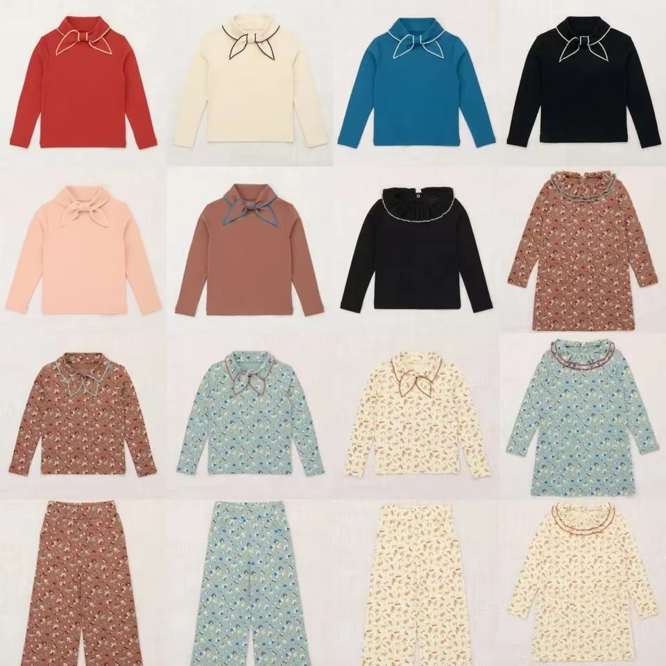 

РАСПРОДАЖА 25, осеннее платье MP для маленьких девочек, зимние штаны с длинными рукавами, детская эксклюзивная одежда, футболки, брюки, детский пуловер с цветком