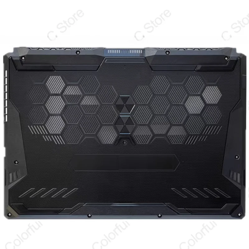 15.6 dla laptopów TUF Gaming FX506L FX506H FX506U FX506LH FX506LI FX506HC: tylna obudowa LCD, ramka przednia, zawiasy, podpórka pod nadgarstki, dolna obudowa — zdjęcie produktu 6