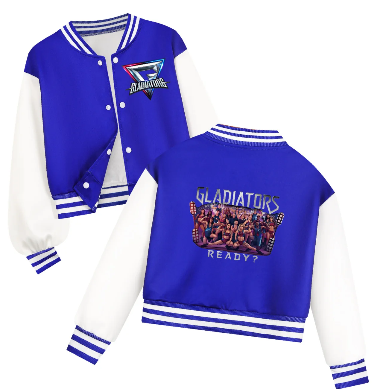 Gladiator Are You Ready Kids Baseball Uniform Spring Autumn Fashion Casual Hoodie Sweatshirt for Boys And Girls Baby Costume