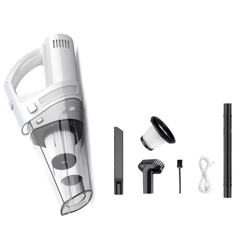 

A88E-6000PA Автомобильный пылесос с сильным всасыванием Портативный пылесос двойного назначения Ручная уборка для настольного офиса