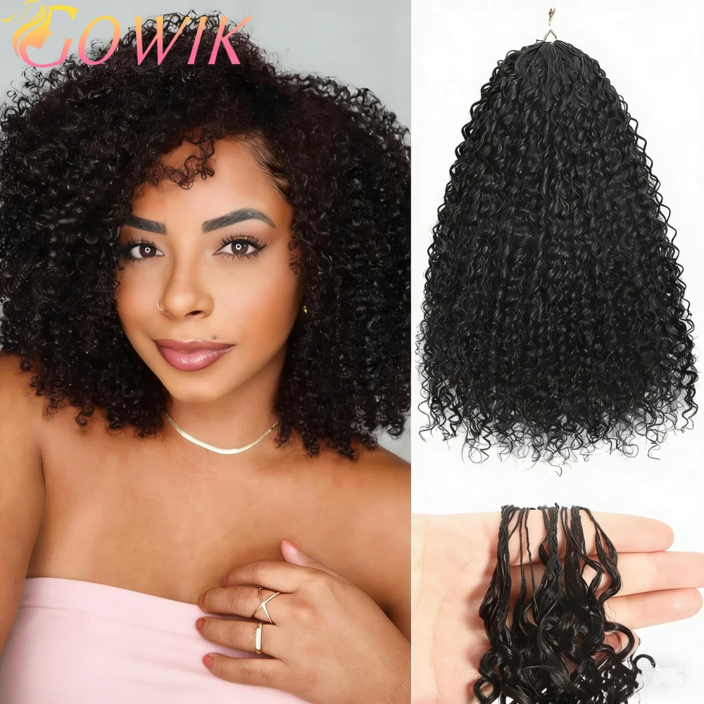 

Наращивание волос 12A Curly Crochet, 100% натуральные человеческие волосы, мелкие спиральные кудри, пучки волос Virgin Feather, кудри Pixie Curl Twist Braid для женщин.