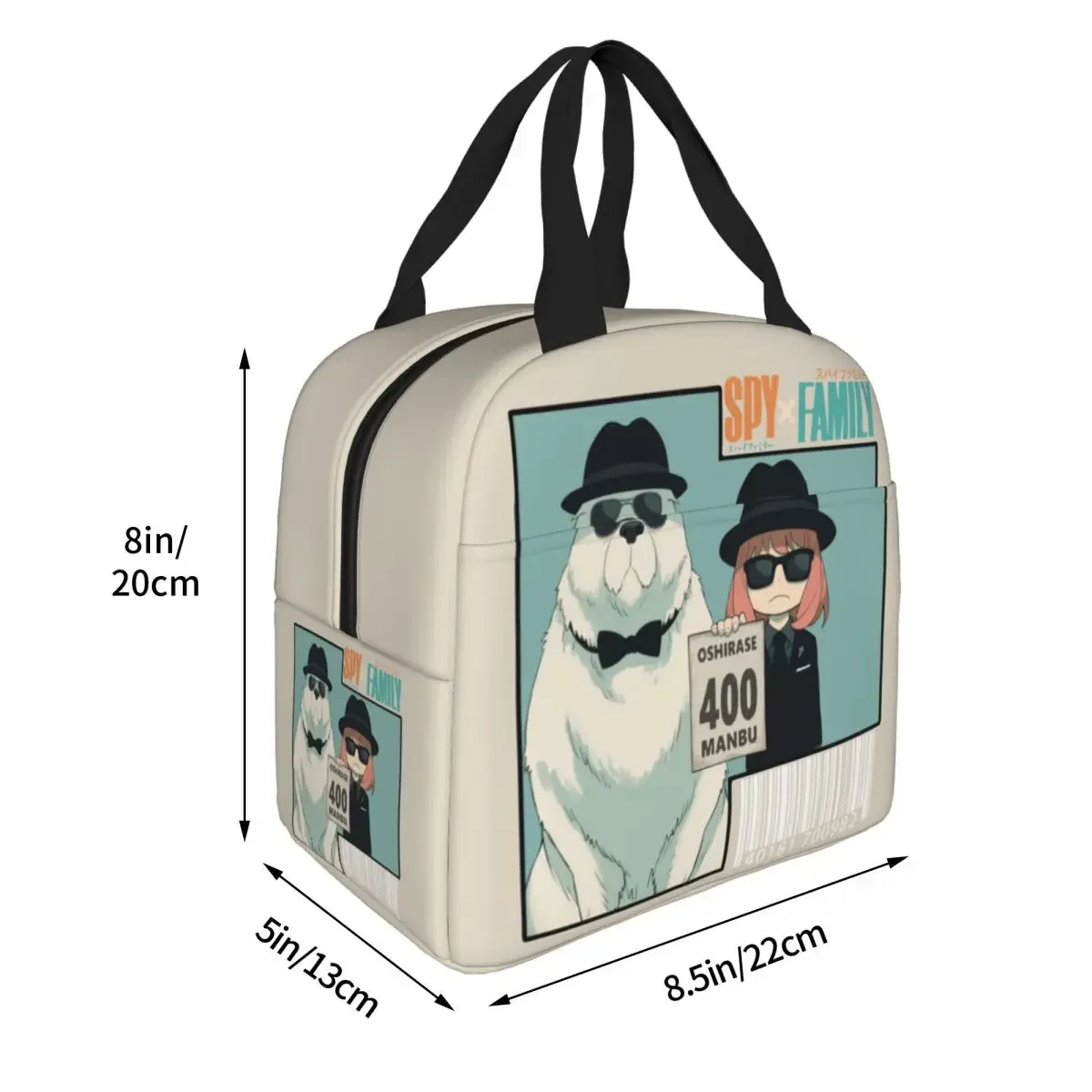 SPY X FAMILY Anya Insulated Lunch Bag Thermal Bag Lunch Container Spy X Family Anime Leakproof Tote Lunch Box Picnic