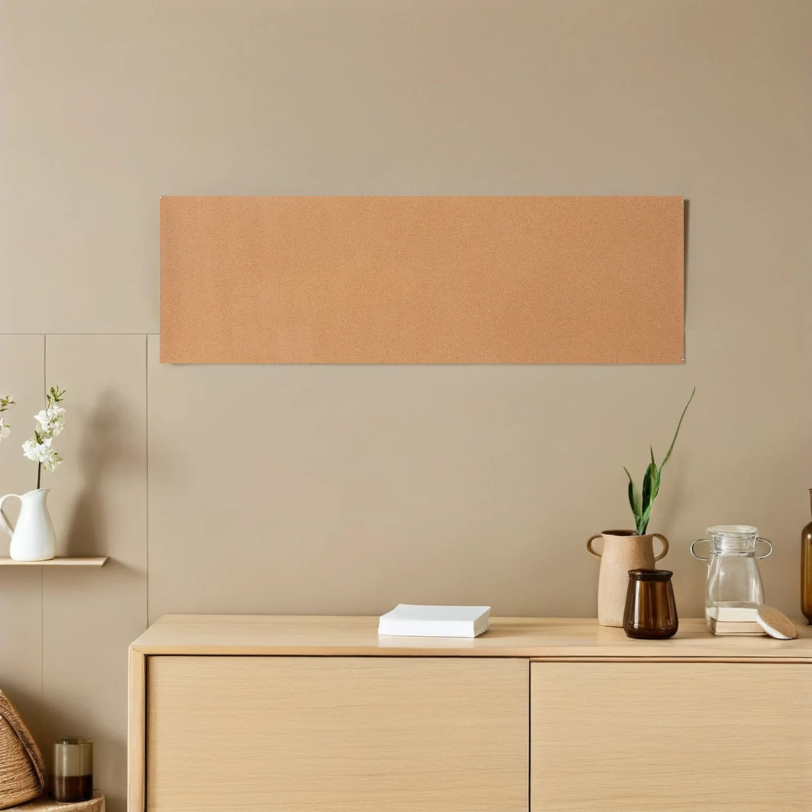 1 1200X400X1Mm Self-Adhesive Sheet Roll Thick For Wall Memo Bulletin Message Board Diy Crafts Office School Classroom Peel Stick