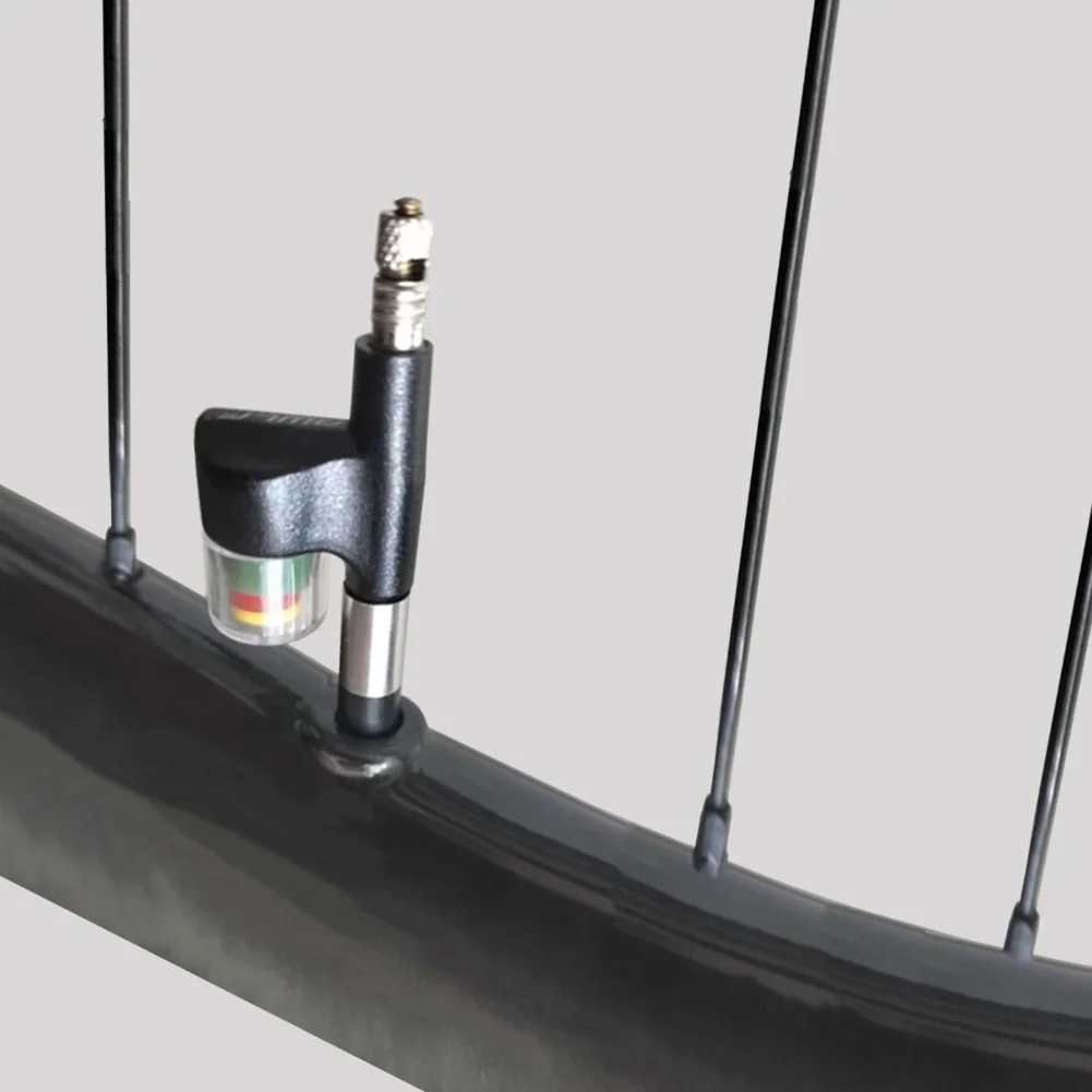 

Bike Tire Pressure Monitor 3 Colors Indicator Aluminium Alloy PC Coopper Bike Tire Indicator For Road Bike Mountain Bike Tires