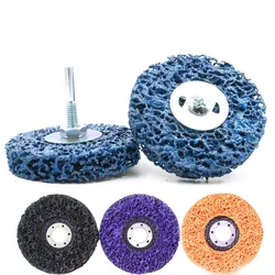 Coral Disc Poly Strip Disc Clean Grinding Wheel Abrasive Wheel Paint Rust Remover Diamond Grinding Wheel Polishing Disc 50*13*6