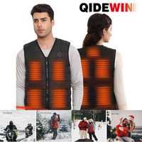 Heating Motorcycle Heated Vest Men Women Heating Vest Winter Warm 9 Areas USB Electric Thermal Jacket for Outdoor Riding Gear