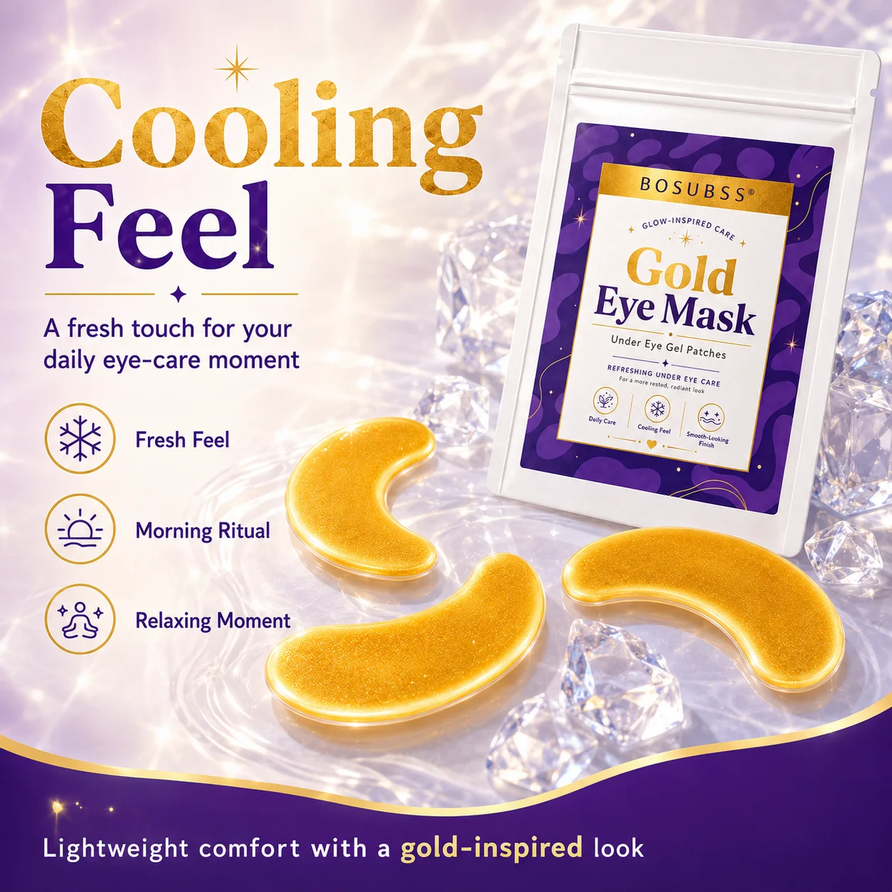 BOSUBSS 24K Gouden Oogmasker,  - Face Oil recensie en prijs