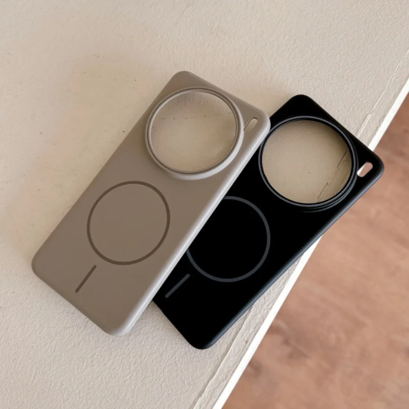 حافظة هاتف Magsafe رفيعة للغاية وبسيطة لهاتف Vivo X200 Pro Mini X200 S20 Pro عدسات ملونة غير لامعة شحن لاسلكي غطاء كمبيوتر صلب