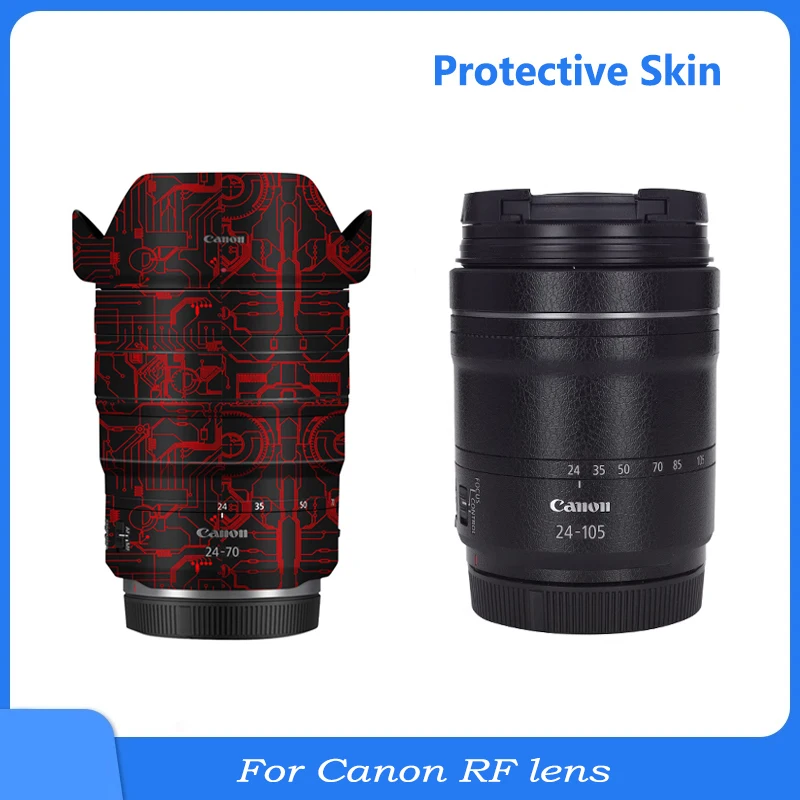 스크래치 방지 보호 카메라 렌즈 스티커 스킨, 캐논 RF24-105 RF18-150 RF24-240 F4 24-70 F2.8 RF14-35 15-35 보호대 필름