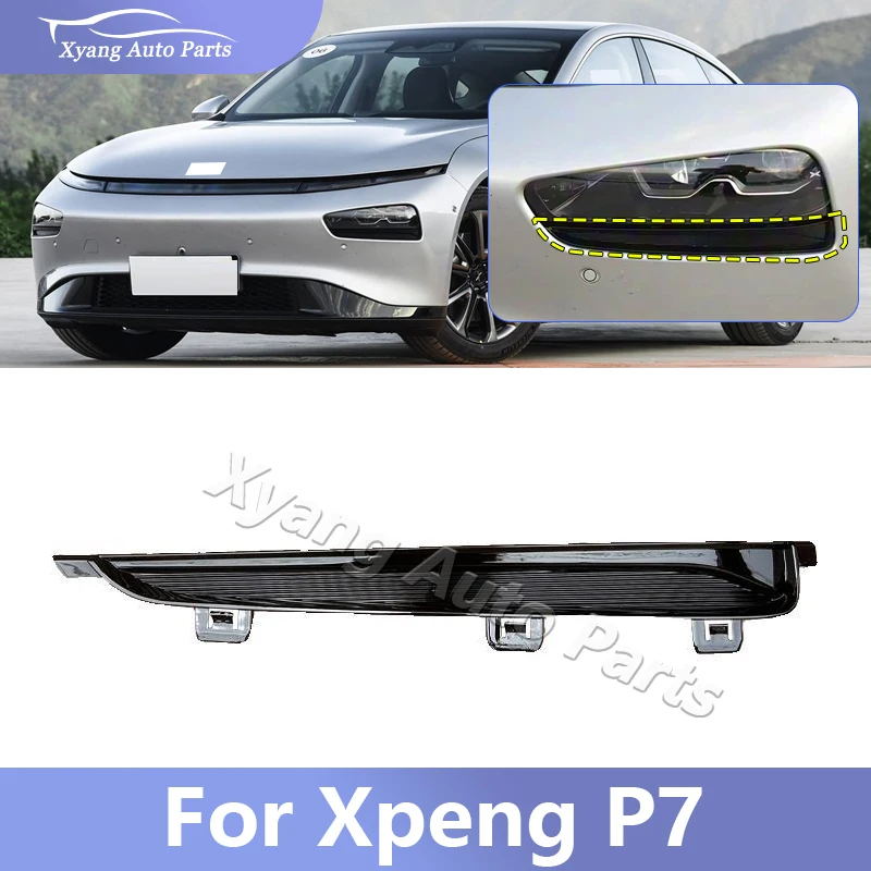 

Front Bumper Headlight Trim Strip For Xpeng P7 Front Bumper Trim