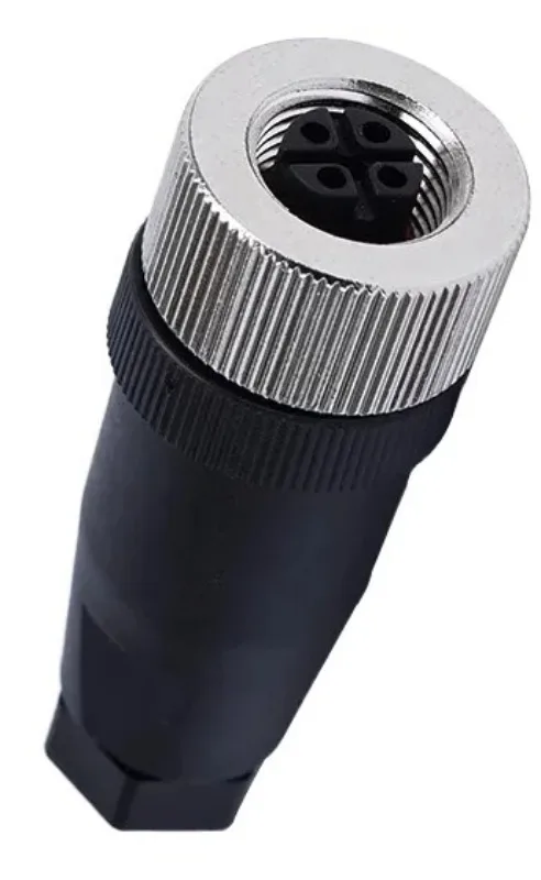 M12 3 4 5 8 12 Pin A Type Sensor Connector 12mm Waterproof Male&Female Straight Screw Threaded Plug Coupling