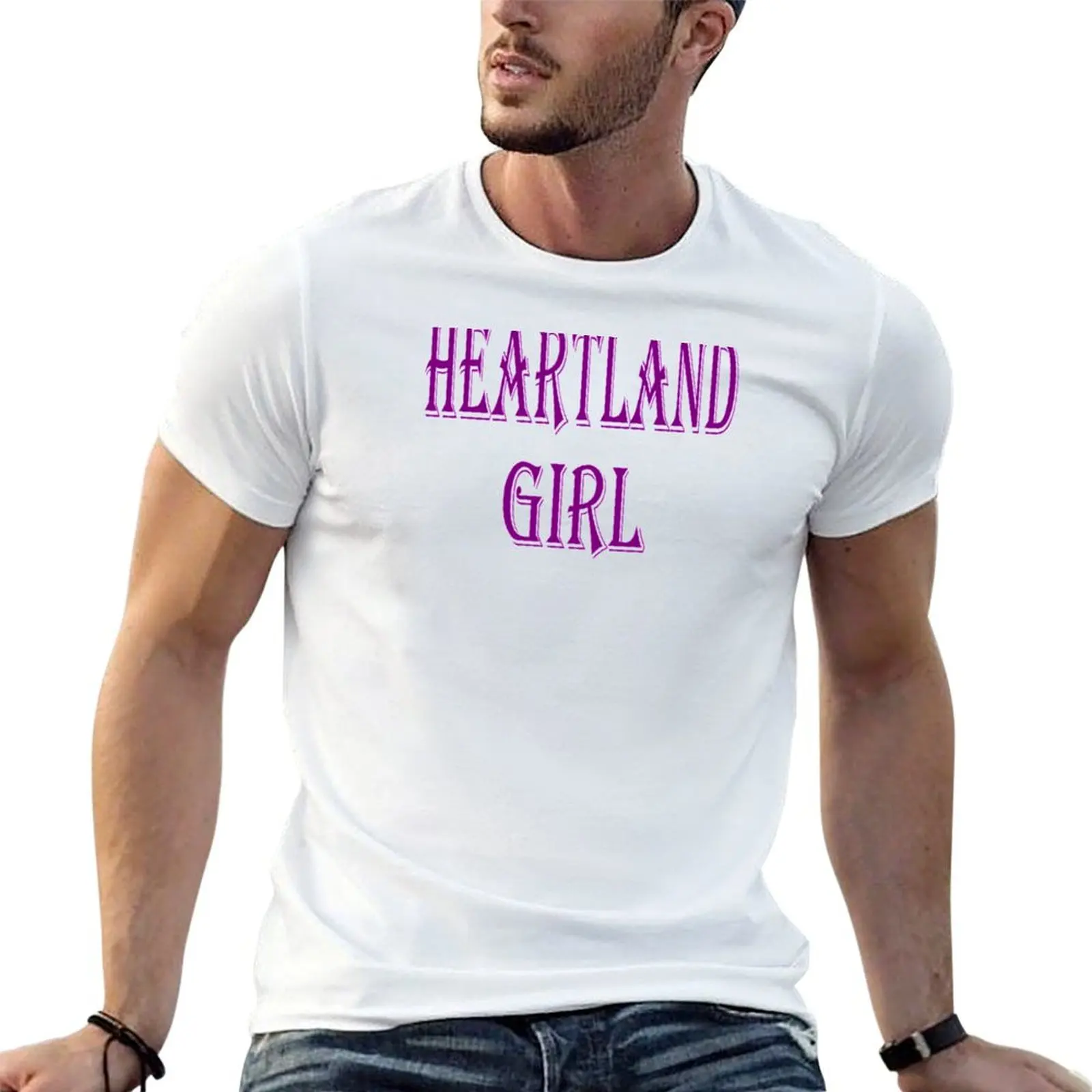 

Heartland Girl T-Shirt t shirts for man slim fit t shirt for man 100 percent cotton T-Shirt