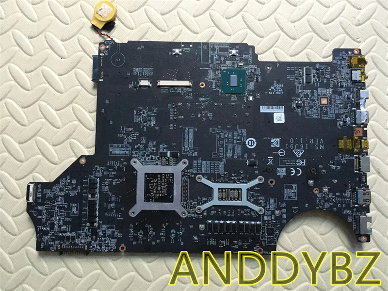 FOR MSI GP72 GP62 GL62M 7REX GE62VR GE72VR GL72VR Motherboard MS-16J91 MS-179B1 WITH I7-7700HQ CPU GTX1050M test OK