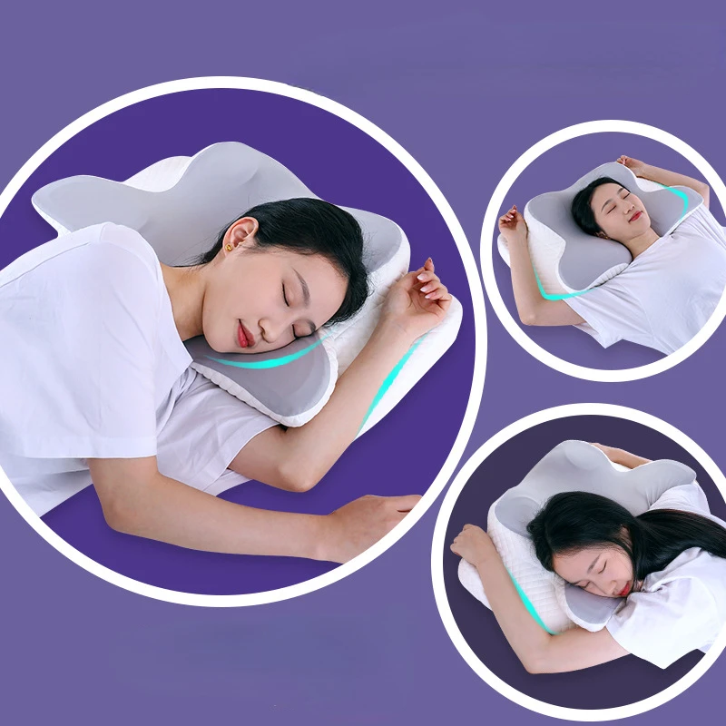 

Orthopedic Memory Foam Pillow Slow Rebound Soft Memory Bed Sleepping Pillows for Side Back Sleeper Neck Pain Soft Relax Cervical