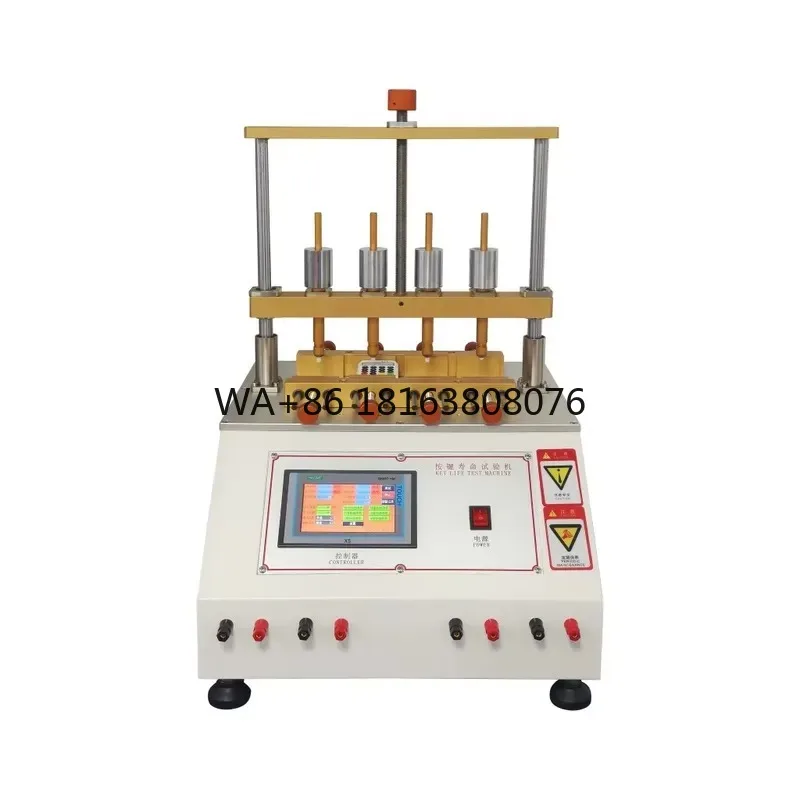 Key Life Test Machine IEC60068 Button Durability Tester for Remote Control Keyboard Switch Fatigue Cycle Testing Equipment