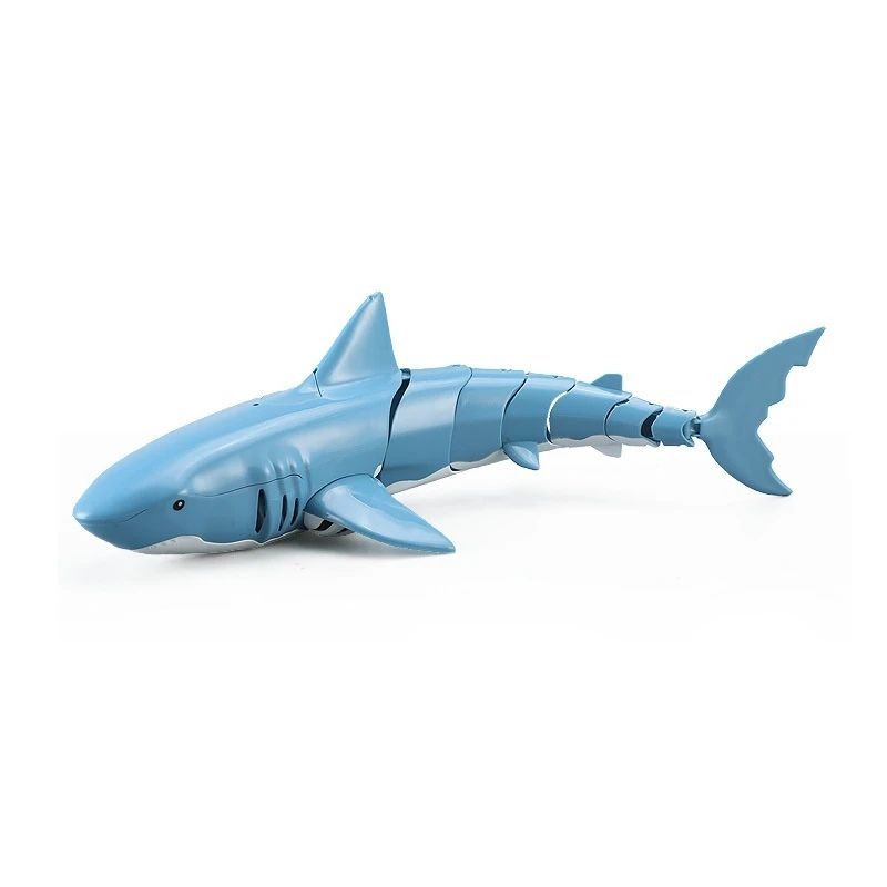 2.4G Bluetooth Bionic telecomando Shark Toy Super Power Machine Fish Water Spray luminoso piscina giocattolo per bambini regalo