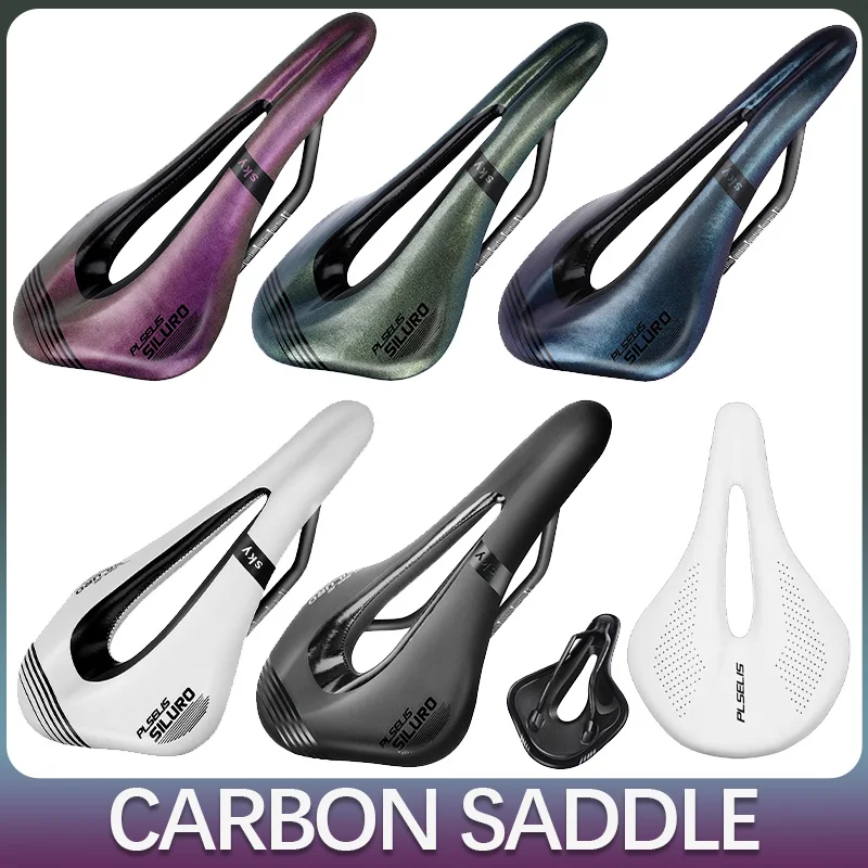 Carbon Bike Seat Ultra Comfortable Bicycle Saddle Hollow Breathable 7x9 MTB Road Mountain Bike Seat Cushion Cycle Parts