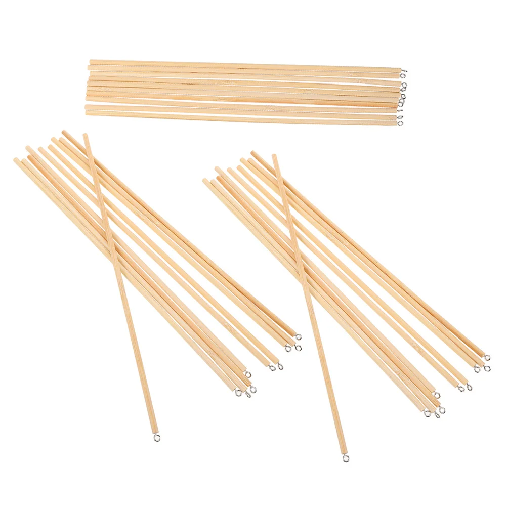 30 Stück Holzpuppen-Arm-Kontrollstäbe, 20 cm, beige Stäbchen für die Schattenherstellung, Kit für traditionelle chinesische Theaterpuppen
