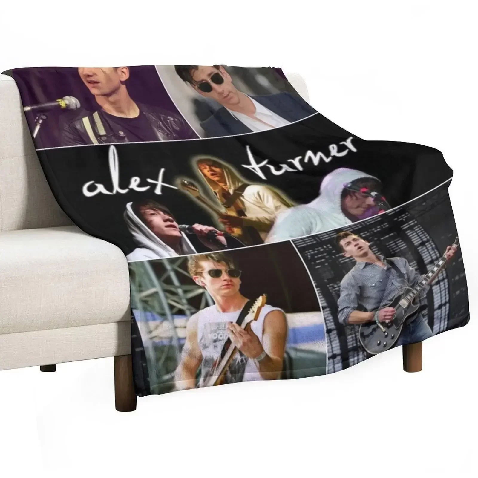 Alex Turner English musician Beautiful Aesthetic Collage - 1 Throw Blanket Sofa Quilt Picnic For Baby Warm Blankets